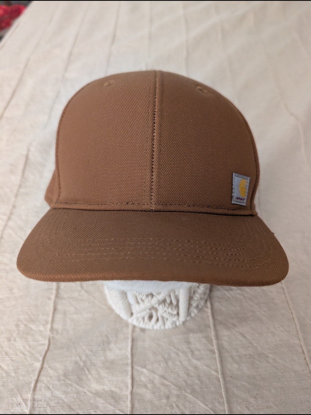 Carhartt Men’s Brown Rugged Canvas Cap
